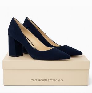 Marc Fisher Caitlin Block Heel Pump Size 7 M